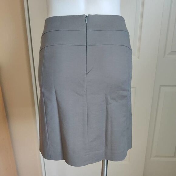 Banana Republic stretch crossover career A-line skirt sz 4 - Picture 3 of 7